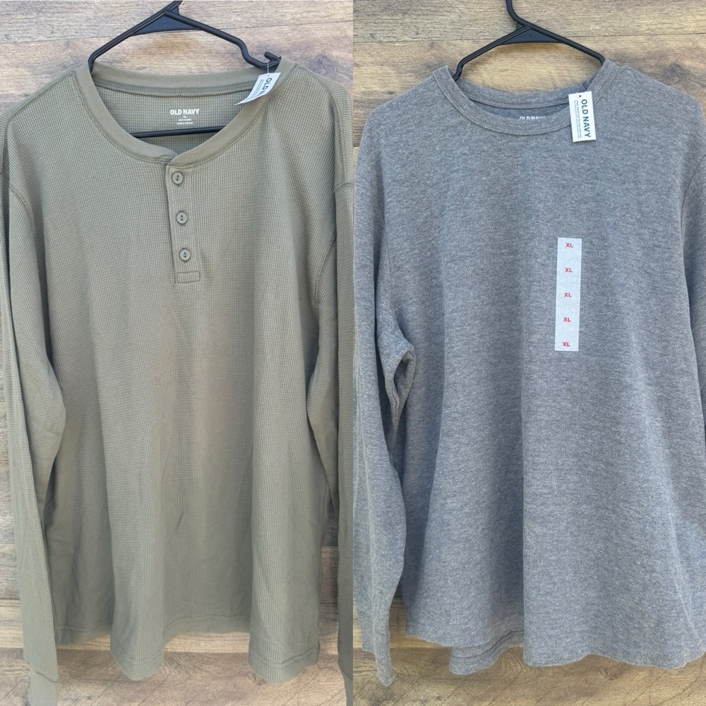 NWT Old Navy Waffle Knit Long Sleeve Bundle